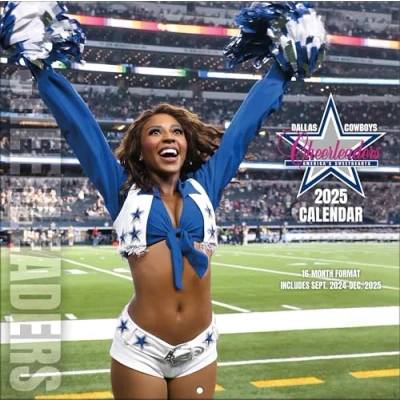 Afbeelding van Dallas Cowboys Cheerleaders 12x12 Sideline Wall Calendar 16m