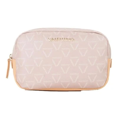 Afbeelding van VALENTINO Toilettas Lady Re Soft Cosmetic Case Natur / Multicolor Taupe
