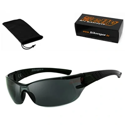 Afbeelding van Helly® No.1 Bikereyes® Bikereyes Motorzonnebril, anti condens, winddicht, onbreekbaar