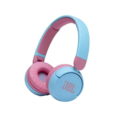 Afbeelding van JBL Jr310BT Draadloze on ear hoofdtelefoon voor kinderen Bluetooth met microfoon, veilig geluid onder 85dB volume, 30H batterij, opvouwbaar, comfortabel, eenvoudig, zacht, koele