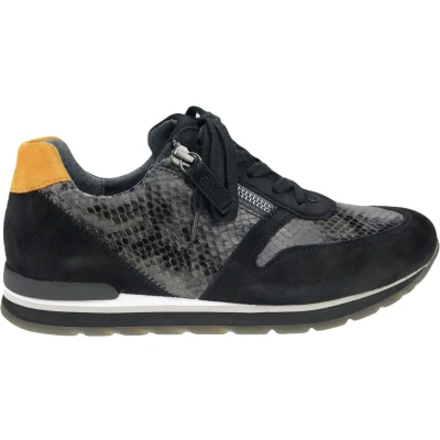 Afbeelding van Gabor 56.369.33 dames sneaker zwart maat 37 (EU) 4 (UK)