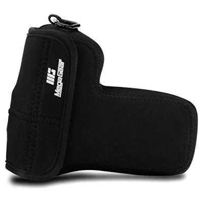 Afbeelding van MegaGear MG1822 Ultra Light Neopreen Camera Case Compatibel met Nikon Z50 (50 250mm) Zwart