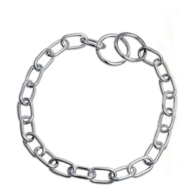 Afbeelding van Hs Sprenger Hondenhalsband Zilverkleurig 3,4 Mm Schakels Kort 60 Cm
