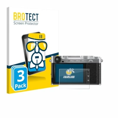 Afbeelding van BROTECT Screenprotector voor Fujifilm X E5 Folie Beschermfolie Beschermglas transparant (3 Stuks)