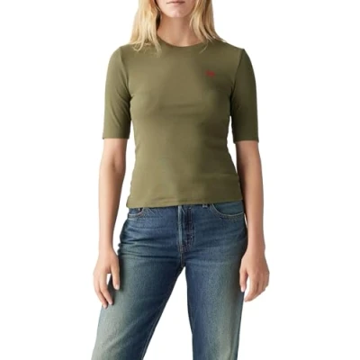 Afbeelding van Levi&#039;s LUCA SLIM Potpourri Tshirt basic, Dames, Maat: XS,