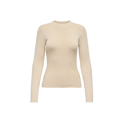 Afbeelding van Jacqueline de Yong Trui Jdykate L/s Pullover Knt 15207694 Sandshell Dames Maat XS
