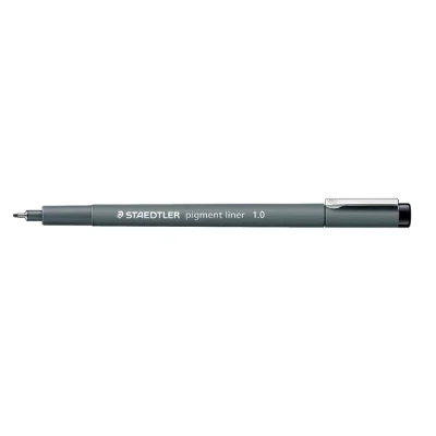 Afbeelding van Staedtler pigment liner fineliner 1,0 mm zwart 308 10 9