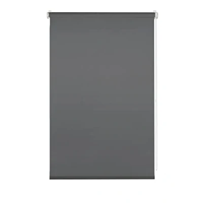 Afbeelding van Deco Company rolgordijn om te klemmen, voor daglicht, ondoorzichtig, alle montageonderdelen inbegrepen, met antraciet, 90 x 210 cm (BxH)