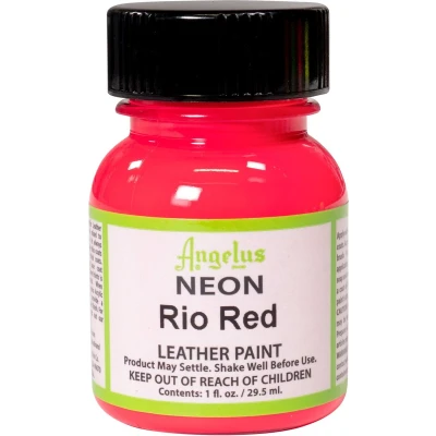 Afbeelding van Angelus leerverf Rio Rood 29,5ml