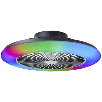 Afbeelding van Brilliant G60020/06 Salerno LED plafondlamp module 40 W Zwart