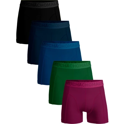 Afbeelding van Muchachomalo 5PACK Boxerbriefs, Heren, Maat: Medium, Black blue green red