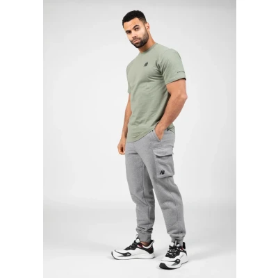 Afbeelding van Gorilla Wear Hudson Cargo Joggingbroek Grijs Melange XL