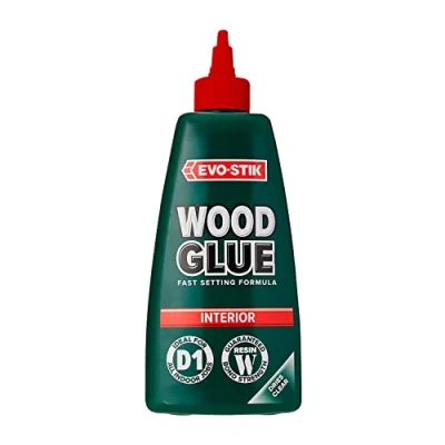 Afbeelding van EVO STIK Houtlijm interieur, extra sterk, snelle uitzetting, geschikt voor alle houtsoorten, droogt helder, 500ml