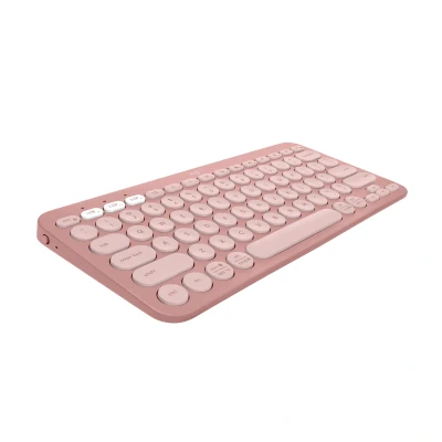Afbeelding van Draadloos toetsenbord Logitech K380s Roze Qwerty Spaans