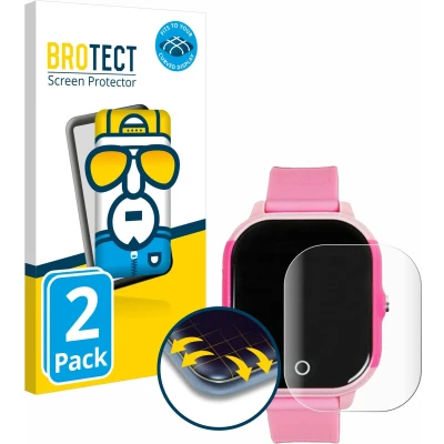 Afbeelding van BROTECT Screenprotector voor SaveFamily Junior Folie Beschermfolie transparant volledig dekking (2 Stuks)