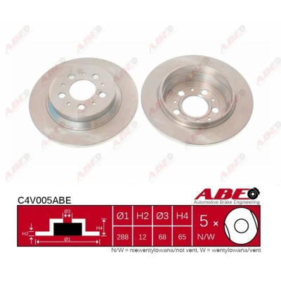 Afbeelding van ABE Remschijven C4V005ABE