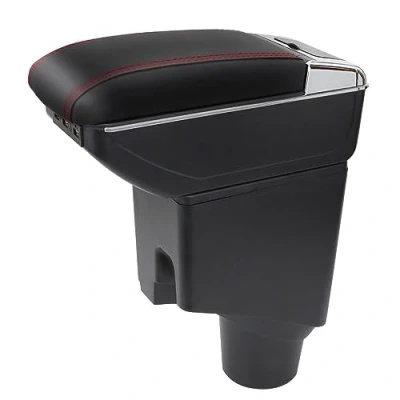 Afbeelding van Voor Yaris 2015 2021 Armsteun Box Consoles Opslag met Bekerhouder