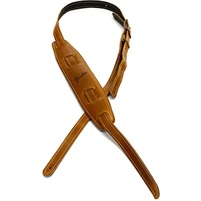 Afbeelding van Fender Mustang Saddle Strap Long Butterscotch gitaarband