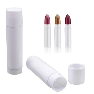 Afbeelding van Lege lippenstift Container Lot 100PCS 5ml Clear Zwart Wit Lippenbalsem Buis