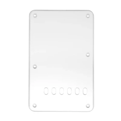 Afbeelding van Musiclily Vintage stijl Strat Tremolo Backplate voor Fender USA/Mexican Standard Stratocaster Moderne Stijl, 1 laags Silver Mirror Acrylic