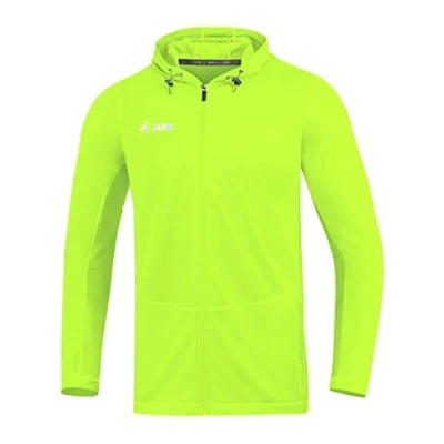 Afbeelding van JAKO Jas met kap Run 2.0 Fluogroen