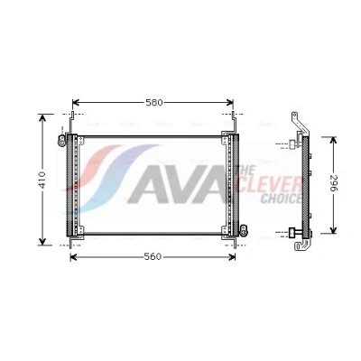 Afbeelding van Ava Cooling Airco condensor FTA5127