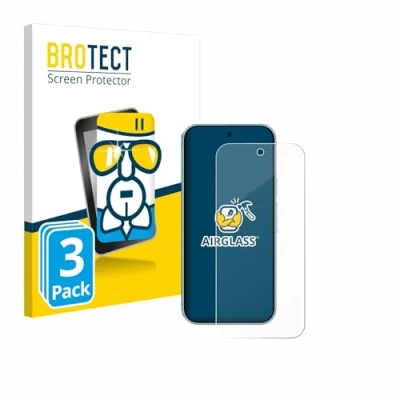 Afbeelding van BROTECT Glas Screen Protector voor Google Pixel 9/9 Pro (3 Stuks) Schermbeschermer [9H Hardheid, Beschermglas Folie niet Gehard Glas]
