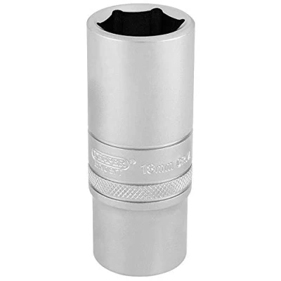 Afbeelding van Draper 17545 metrische 3/8 inch vierkante aandrijving Hi Torq 6 punts diepe 18 mm socket