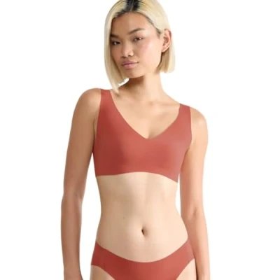 Afbeelding van Sloggi FEEL 2 0 Bustier, Dames, Maat: XS, Candid orange