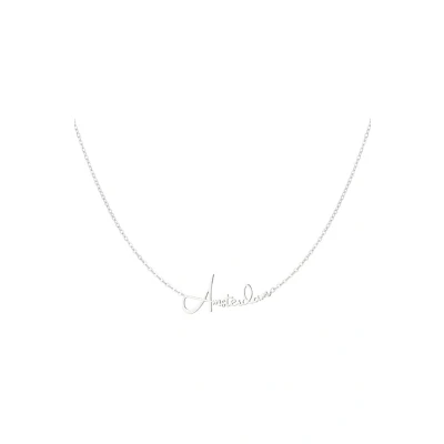 Afbeelding van Yehwang ketting Amsterdam Zilverkleurig Stainless steel
