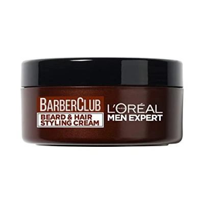 Afbeelding van L&#039;Oreal Mannen Expert Barber Club Baard &amp; Haar Styling Crème, 75ml