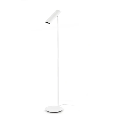 Afbeelding van Faro Lighting Link 1 Licht Verstelbare Vloerlamp Wit, GU10