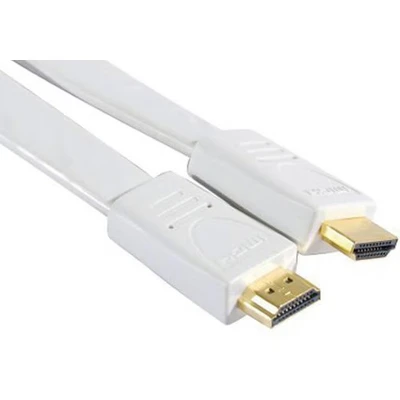 Afbeelding van Connect 3 m High Speed Flat HDMI Koord Wit