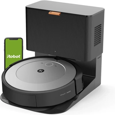 Afbeelding van iRobot® Roomba® i1+ Robotstofzuiger Leegstation Bediening via app en stem Geschikt voor huisdieren i1156