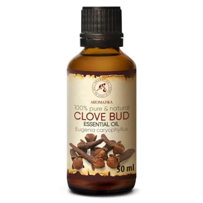 Afbeelding van Kruidnagel (Knop) Olie Essentiële 50ml 100% Puur &amp; Natuurlijk Aromatherapie Geurolie Geurverspreider Ontspanning Toevoegen aan Bad Cosmetica Massage Wellness Aroma Lamp Of Elektrische Diffuser
