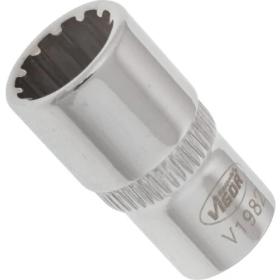 Afbeelding van Vigor V1982 Dop (zeskant) Dopsleutelinzetstuk 9 mm 1/4 (6.3 mm)
