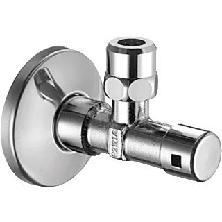 Afbeelding van Schell hoekregelkraan met rozet/gesl.kap 3/8&quot; zd x 10 mm chroom