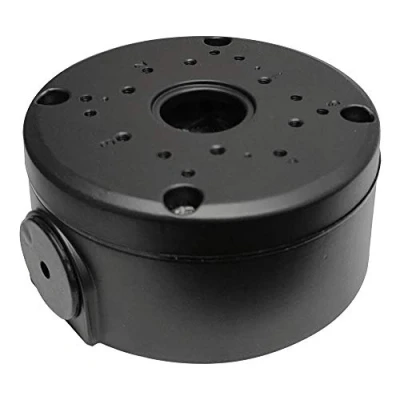 Afbeelding van Universele aansluitdoos diepe basis voor bewakingscamera&#039;s, kabel verborgen doos CCTV IP camera dome en kogeltype solide metaal (zwart)
