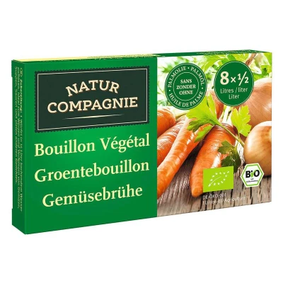 Afbeelding van Natur Compagnie Groentebouillon Suikervrij 8ST