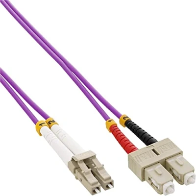 Afbeelding van InLine Glasvezel duplex kabel (CAT6, 7.50 m), Netwerkkabel