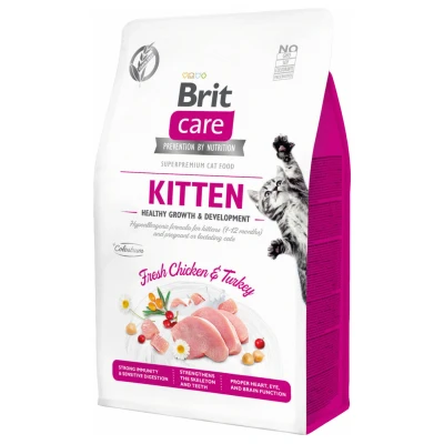 Afbeelding van Brit Kitten Healthy Growth &amp; Development Kalkoen&amp;Kip Kattenvoer 400 g