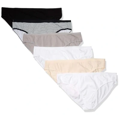 Afbeelding van Amazon Essentials Plus size 6 pack Katoen Stretch Bikini Panty Ondergoed, Basic Assorted, 1X