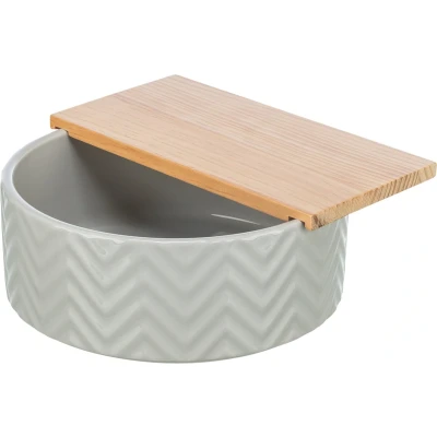 Afbeelding van Trixie Zandbad met platform muizen / hamsters keramiek hout