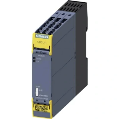 Afbeelding van Siemens sirius veiligheids relais voor circuits 3 no met signalerings circuit 1 nc us 110 230v ac 50 60hz schroefbevestiging 3sk1111 1aw20