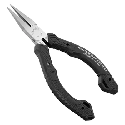 Afbeelding van Precisie platte punttang (plat grenen), professionele kwaliteit Made in Japan. Ingenieur ps 04