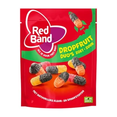 Afbeelding van Red Band Magic Dropfruitduo&#039;s Zoet Zuur Zak (10x 235g)