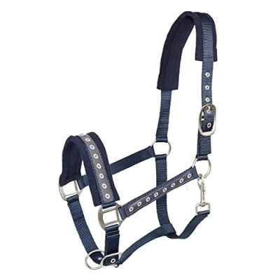 Afbeelding van PFIFF 102555 kunststof halster &#039;Opaal&#039;, donkerblauw Cob