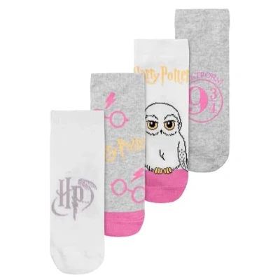 Afbeelding van Harry Potter Hedwig Platform 9 3/4 Set van 4 Sokken meerkleurig EU 39 42 Dames