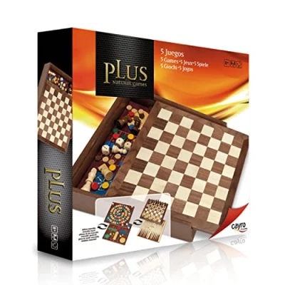 Afbeelding van Set van 5 Bordspellen Cayro Plus Hout 29 x cm