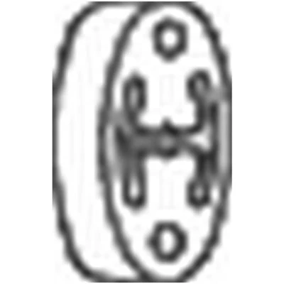 Afbeelding van Bosal Ophangrubber 255 212